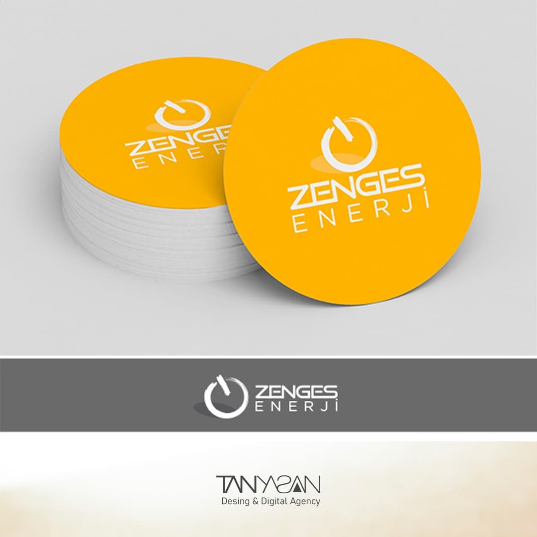 Zenges Enerji logo tasarımı ve baskı uygulaması